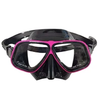 Diving mask Plastic-alloy frame scuba equipment snorkeling goggles Tempered glass 1