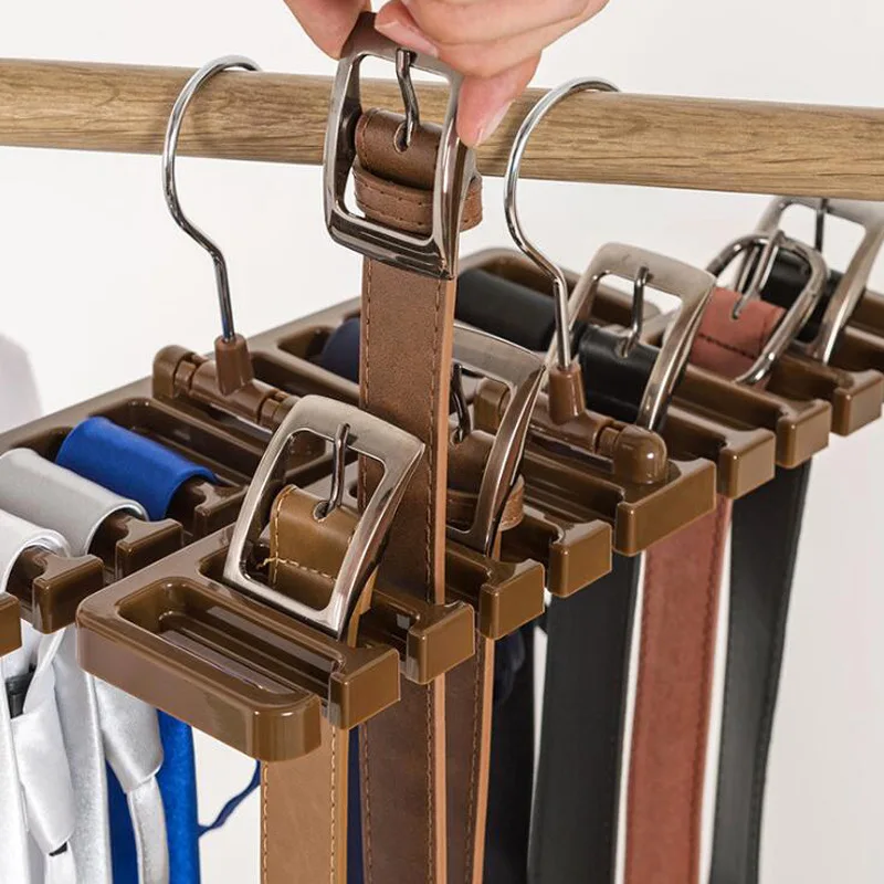 Rotating Wardrobe Organizer: Multifunctional Tie, Belt, and Scarf Hanger