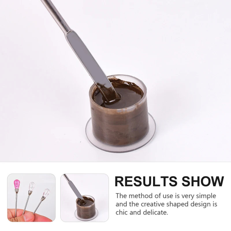 1 Set Sealing Wax Stirring Rod Creative Seal Wax Stirrer Stick Spoon Random Color Fire paint stirring rod sealing wax seal tool