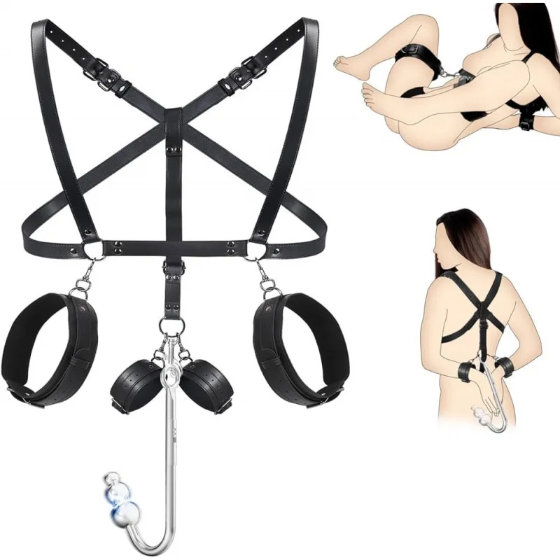SMAdult Women's Back Strap Couple Sexy Binding Adjustable Sex Toy Factory