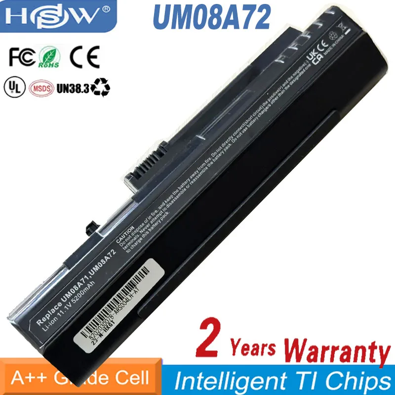 

UM08A31 UM08A72 UM08A73 UM08A74 Аккумулятор для ноутбука Acer Aspire One KAV10 KAV60 ZG5 D150 AOA150 UM08A51 UM08A71