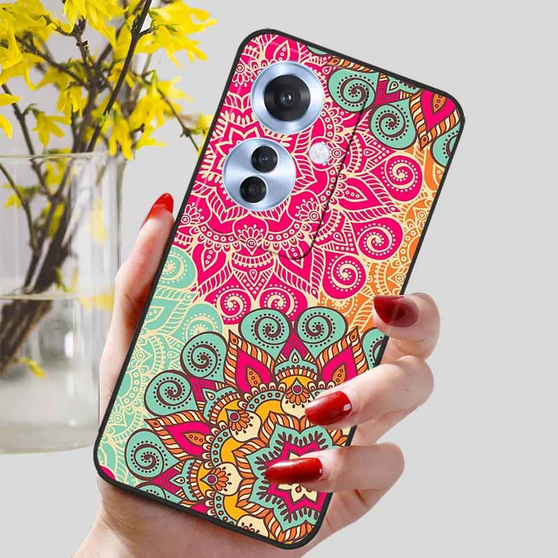 Black Marble Print Silicone Phone Cover - Fashionable Protective Shell and Soft TPU Case