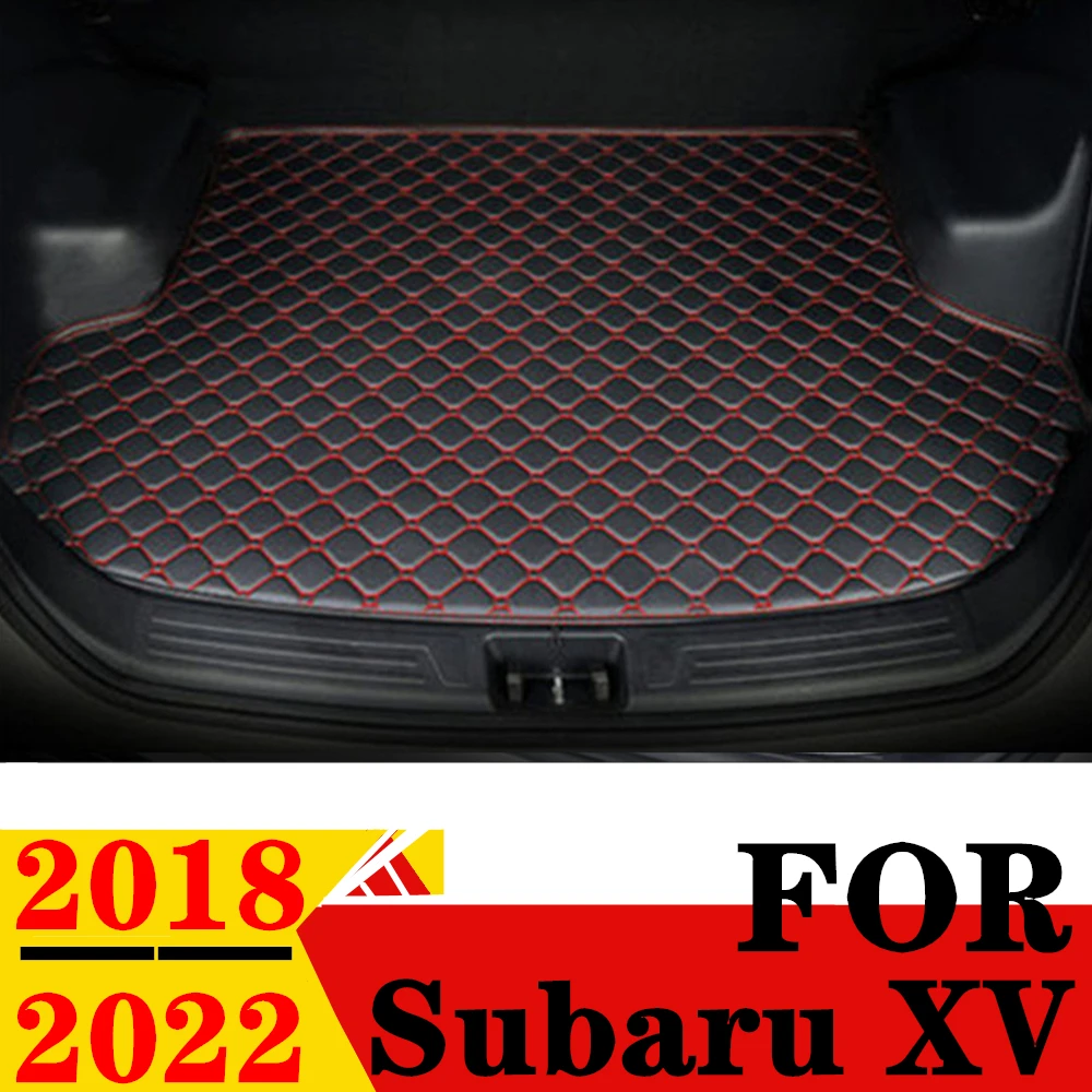

Коврик для багажника автомобиля для SUBARU XV, 2022, 2021, 2020, 2019, 2018, плоский боковой защитный коврик для груза, подкладка для багажника, запасные части