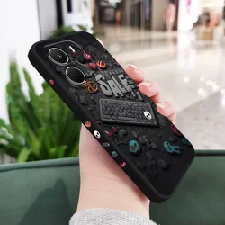 Custodia per telefono in silicone dallo stile tecnologico elegante