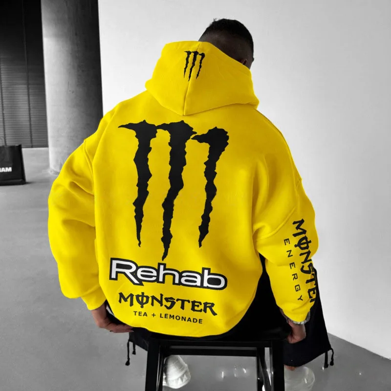 Monster Energy Hoodies – Water Resistant Hip Hop Streetwear Pullover Hoodie