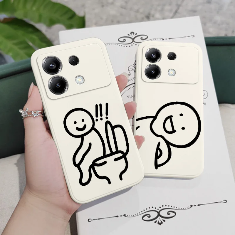 Quirky Cartoon Silicone Phone Case