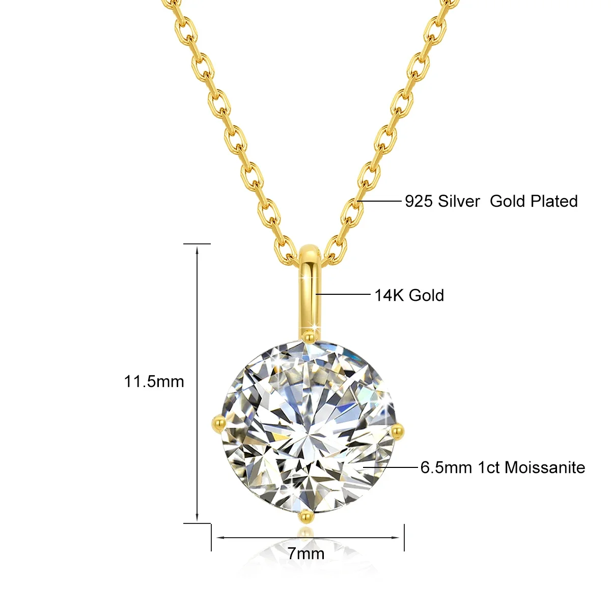 1ct Moissanite
