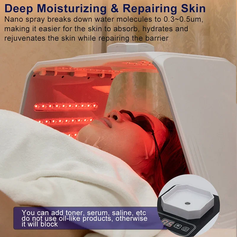 New LED Face Mask Equipment 7 In 1 Color Face SPA Facial Device Skin Rejuvenation Light Facial Body Beauty Machine For Skin Care