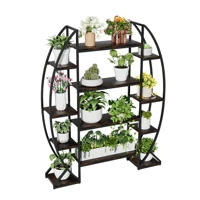 Half-Moon Shape Plant Stand