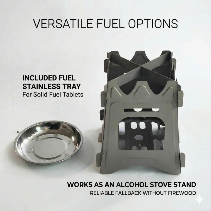 Titanium Folding Wood Stove 5