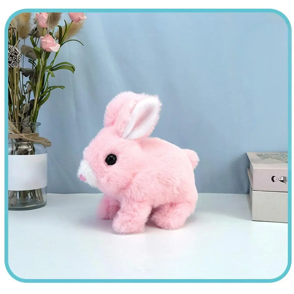 Puppy Rabbit Toy Walking Talking Plush Electric Music Toy Novelty Plush Children's Gifts-My Realistic Bunny Universal