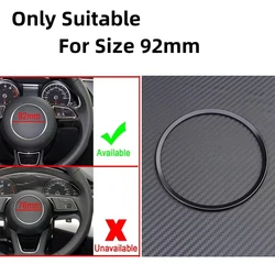 Luxury Car Steering Wheel Decoration Ring Trim Cover Sticker (Black)