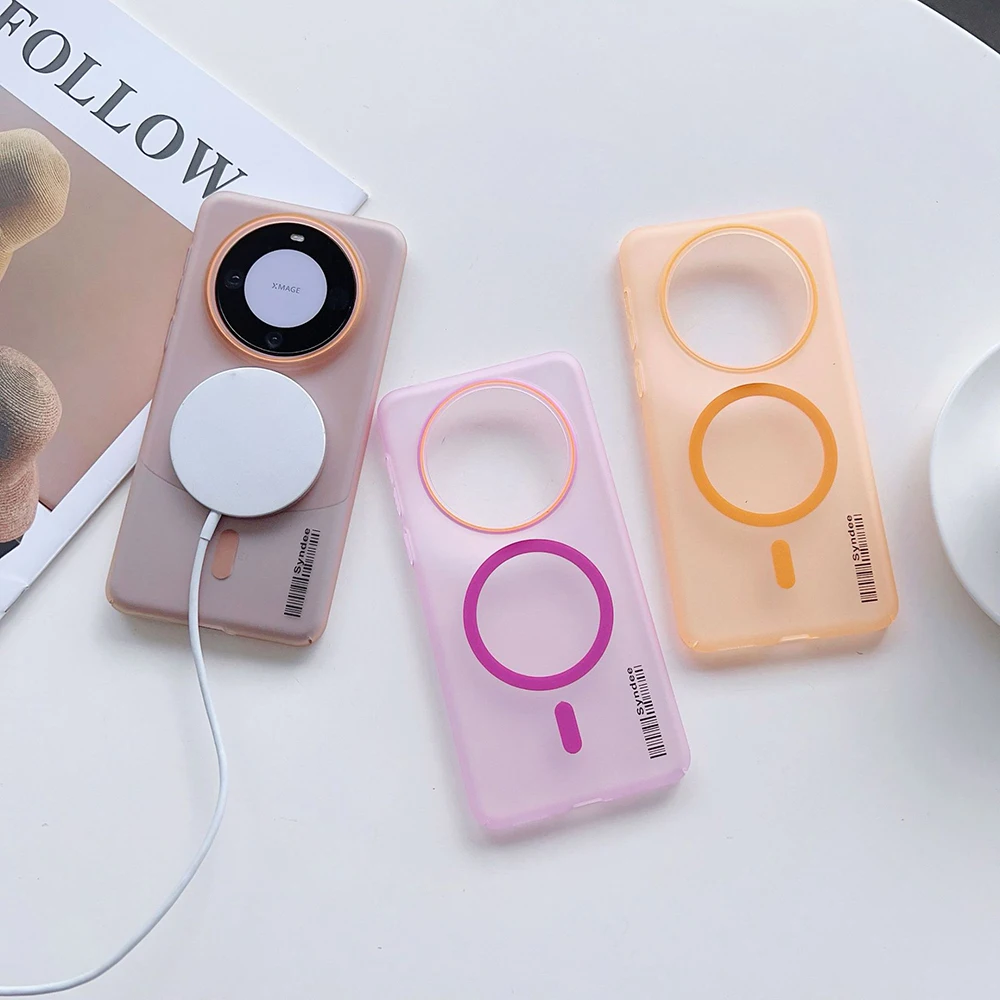 Matte Magnetic Translucent Phone Case Cover