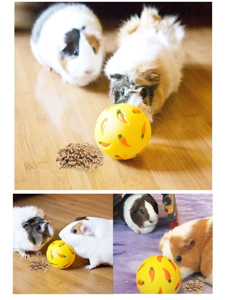 Leefasy 2Pcs Bunny Treat Ball Interactive Dog Toy Cat Slow Feeder