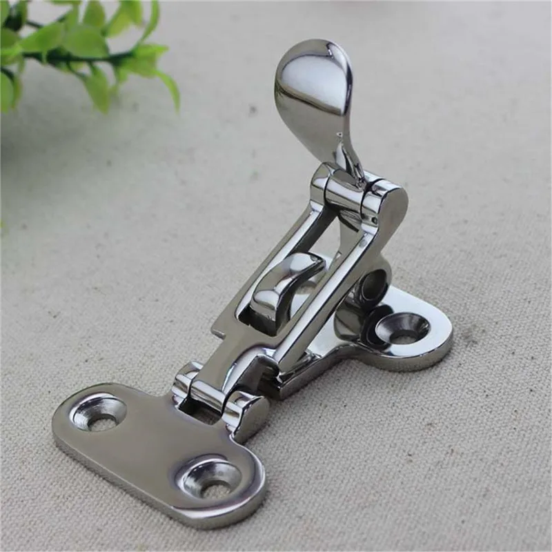 Marine Boat Stainless Deck Lock Down Clamp Deck Hasp Locker Anti-Rattle Latch Fastener marine accessories marine fastening set marine hardware 1pc