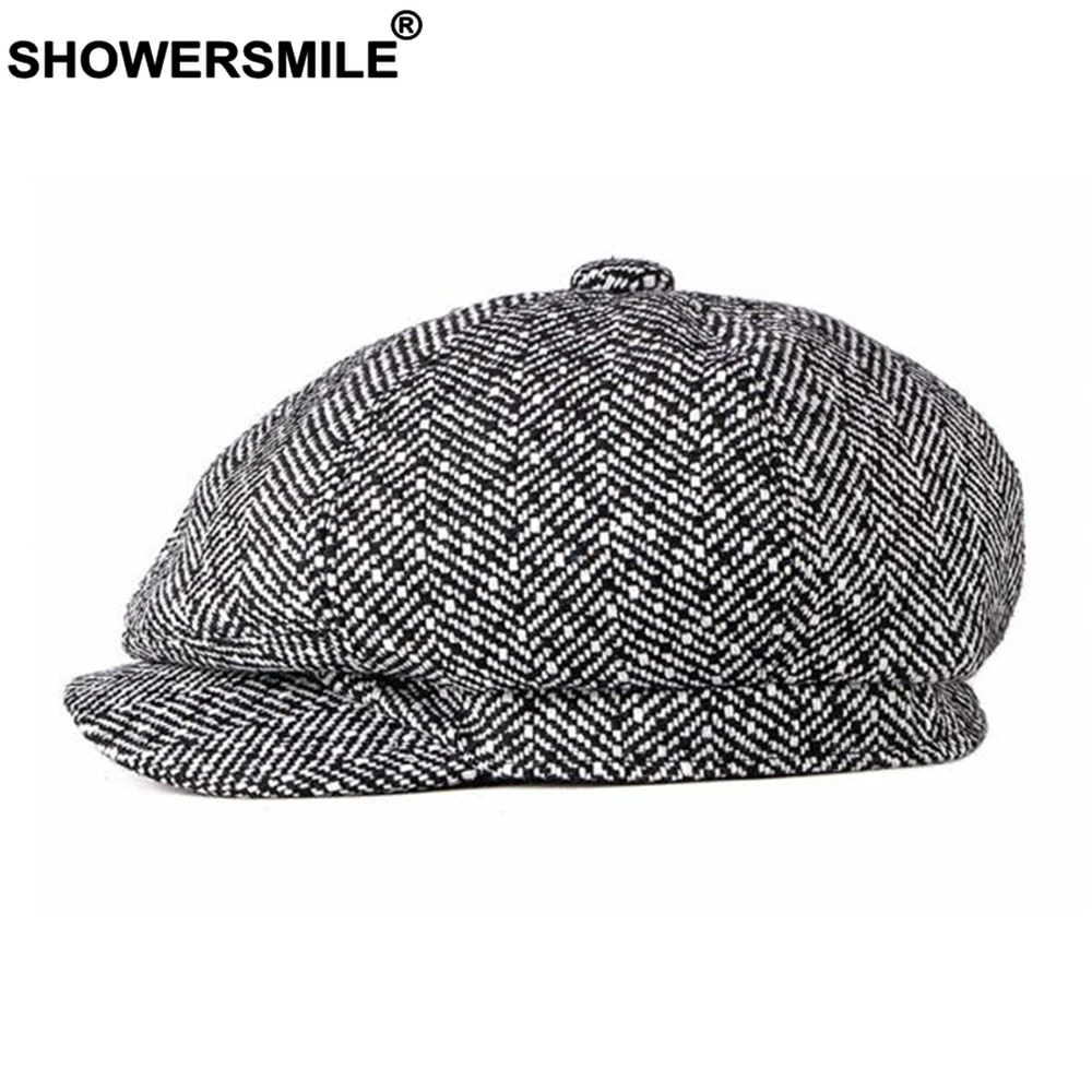 Кепка SHOWERSMILE для мужчин и женщин, хлопковая кепка в стиле Аскот