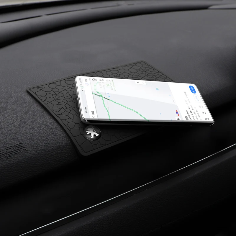 Car Interior PVC Anti-Slip Pad Sticky Storage Pad For Peugeot 408 4008 308 3008 Rifter 5008 508 2008 208 301 RCZ 407 108 608 107 car interior anti slip pad