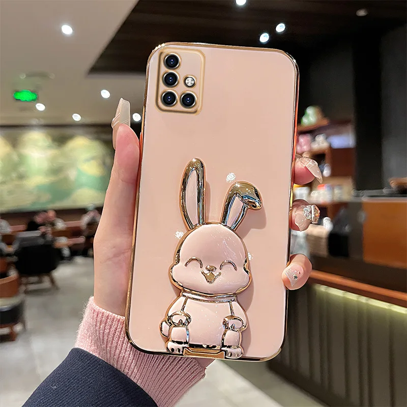 3d Cute Rabbit Trunk Phone Holder Case For Samsung Galaxy A51 A71