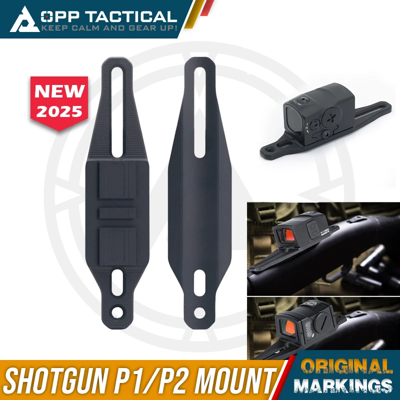 Shotgun Red Dot Sight Mount AC R0 P-1/P-2 Sight Adapter Base Plate Aluminum