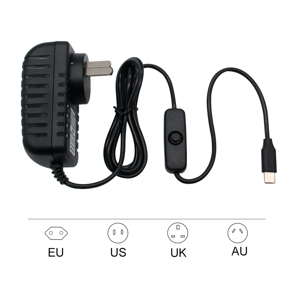 รูปสินค้า ปลั๊กไฟสวิตช์ควบคุมสำหรับ Raspberry Pi 4