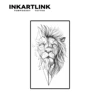 Lion Temporary Tattoo,Lasts To 15 Days New Technology Magic Waterproof Semi Permanent Sticker. 3