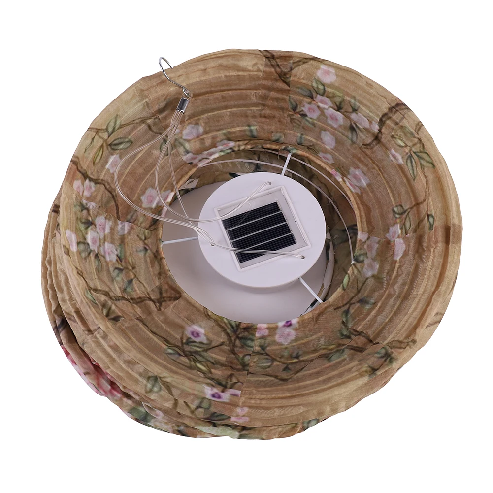 Waterproof Solar Lanterns LED Light Chinese Japanese Style Hanging Lamp Outdoor Garden Wedding Holiday Party Decorations 25cm led lantern japanese lantern
