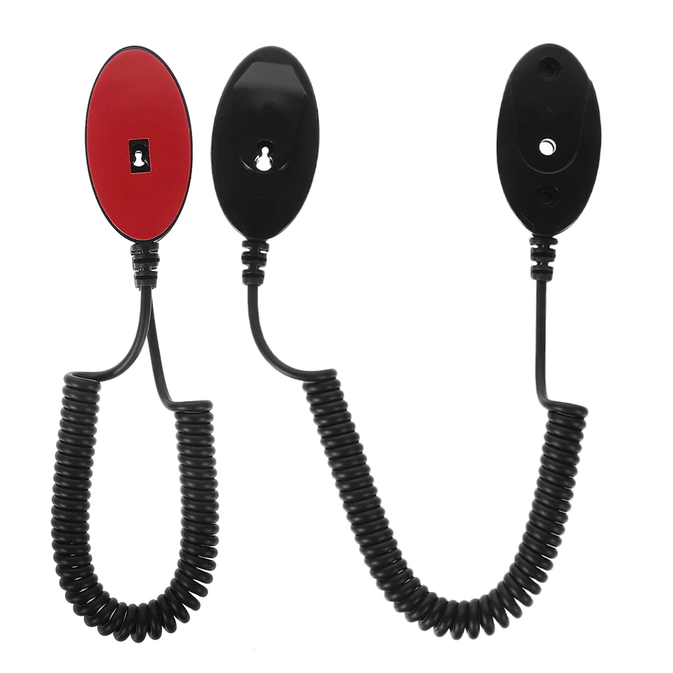 2 Pcs Adhesive Retractable Mobile Anti Lost Chain Spring Wire Remote  Controller Tether Cable Lock For Remote Control Leash - AliExpress