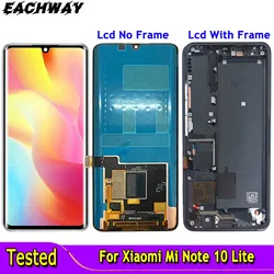 Ensemble écran tactile LCD AMOLED, 6.47 pouces, pour Xiaomi Mi Note 10 Lite M2002F4LG