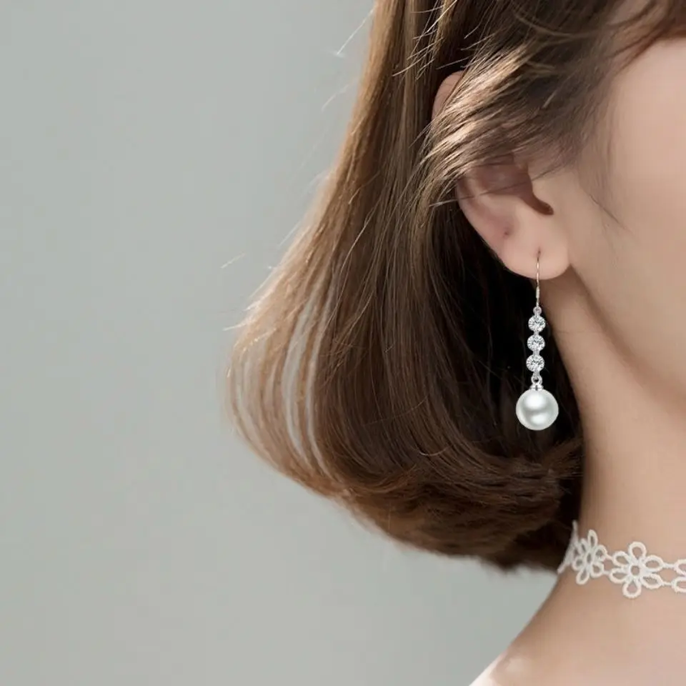 Pearl Drop Earrings Pearl Drop Earrings