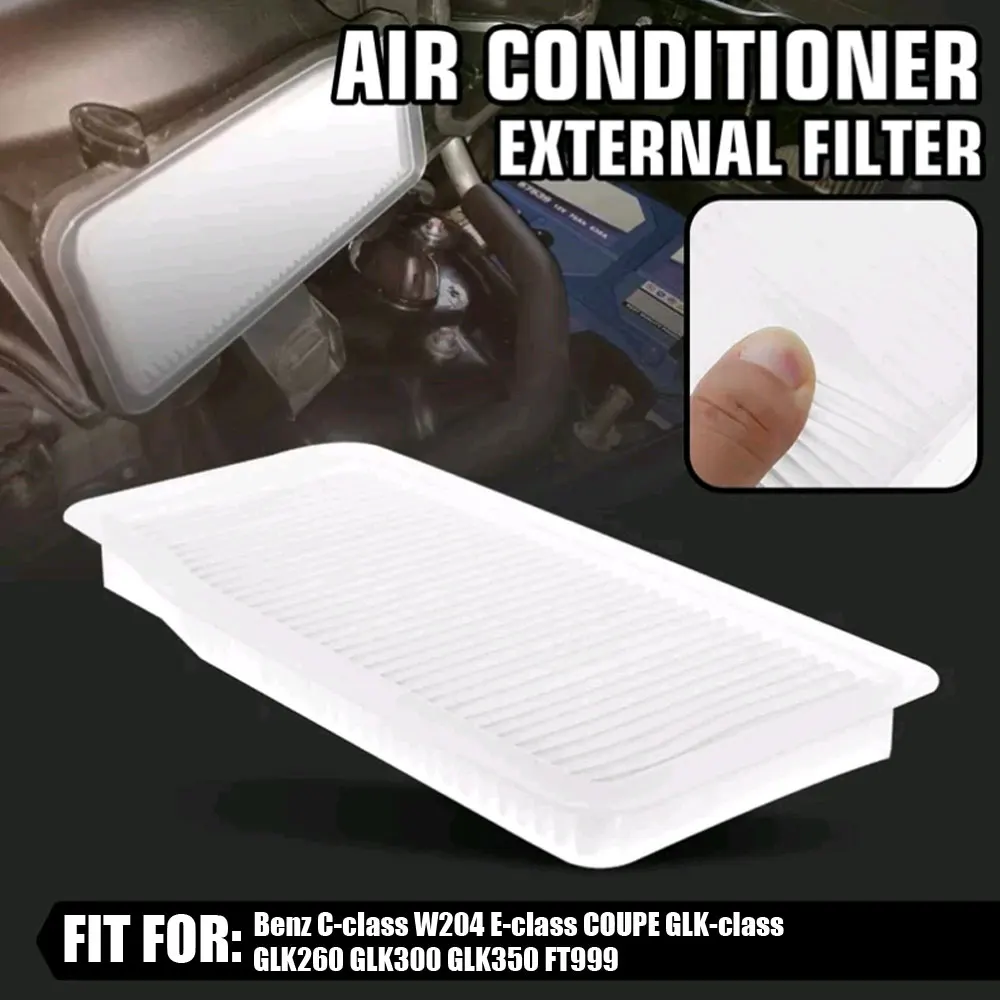 1Pc Air Conditioner Accessories External Filter Element for Benz C-class W204 E-class COUPE GLK-class GLK260 GLK300 GLK350 FT999