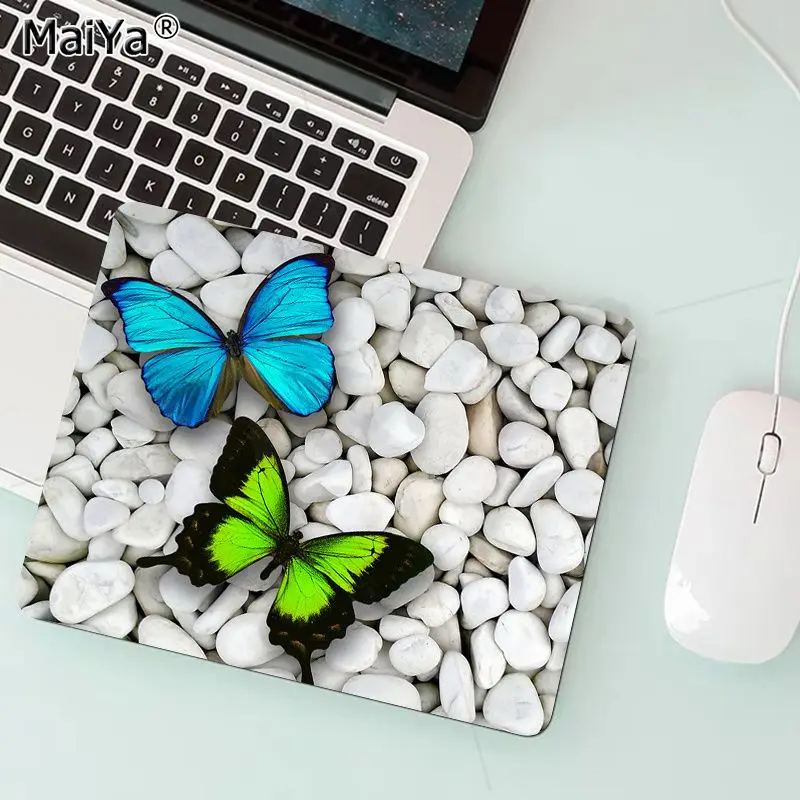 Gaming Mousepad Mouse Pad Beautiful Butterfly Skin Cartoon Anime Gaming Mouse Pad Keyboard Mouse Mats Smooth Company For Teen Girls Bedroom