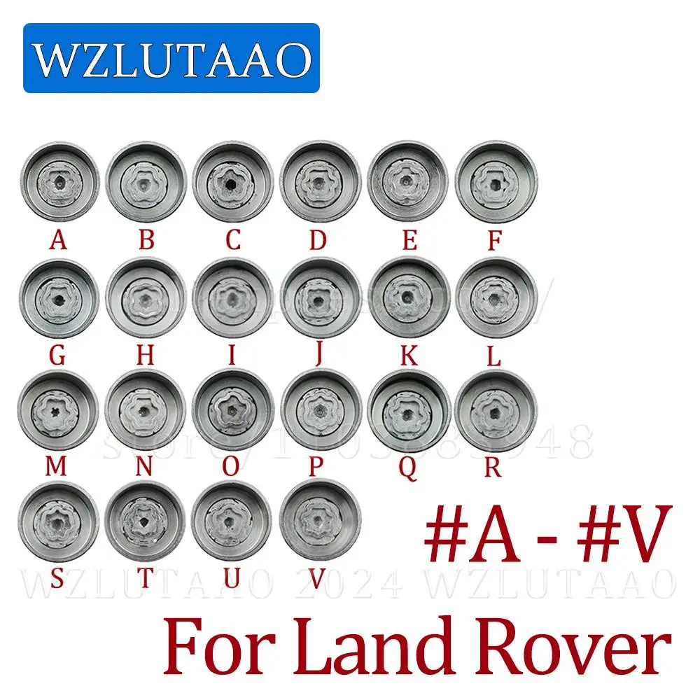 1Pcs #L-#V Car Tire Anti-Theft Screw Removal Tool Socket Wrench Disassembly Tool Key Sleeve For Land Rover Repair Kit