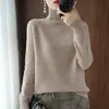 Sweater 2023 Autumn And Winter Cashmere Sweater Turtleneck Pullover Women's Solid Color Casual Long-sleeved Loose Bottoming 2