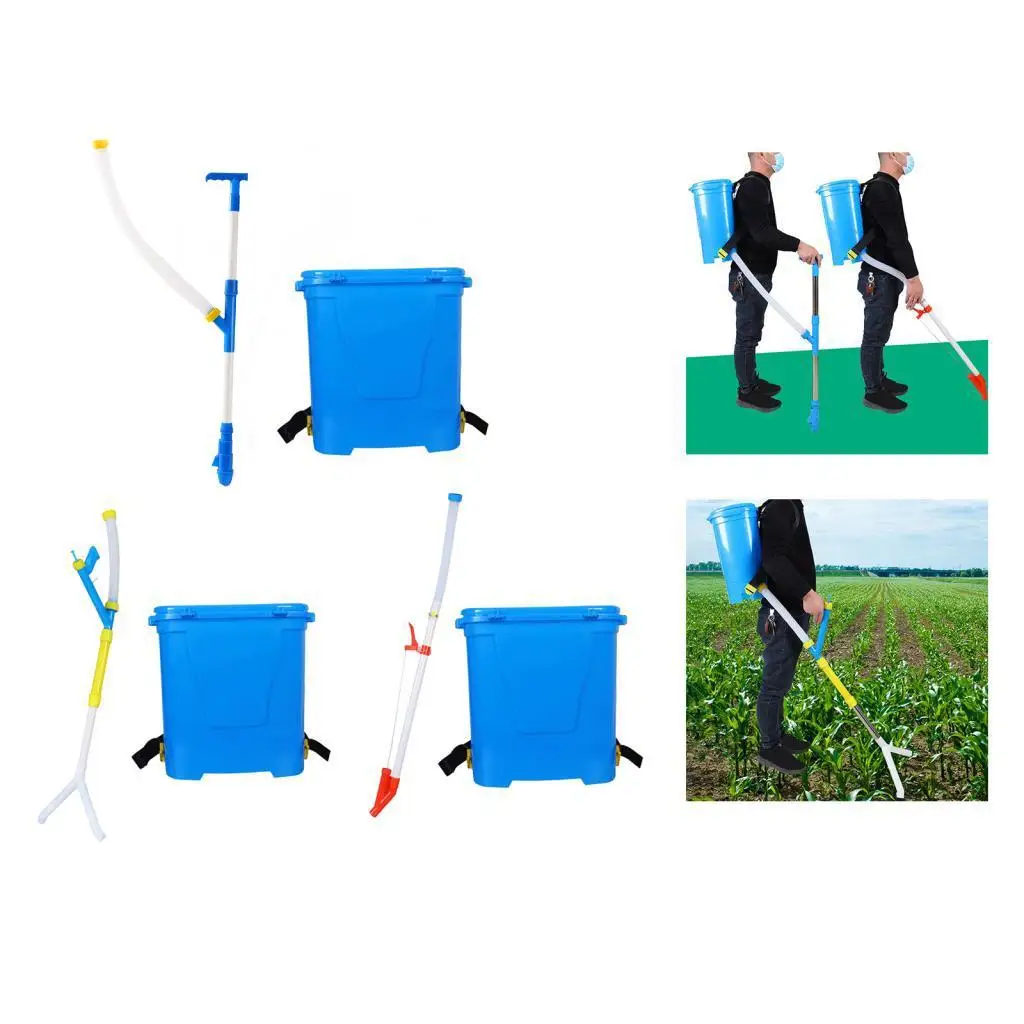 25L Agricultural Backpack Professional Garden Supplies Fertilizing Tool Manual Fertilizer Spreader for Corn Farm Vegetables