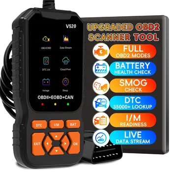 OBD2 Car Scanner Diagnostic Scanning Tool, Professional Mechanical Vehicle Fault Code Reader, Auto Reading Fault Code Control Mo 1