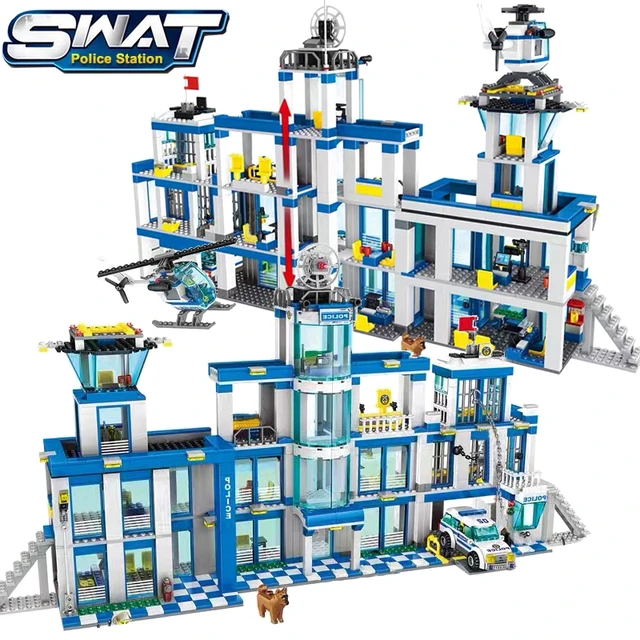 Lego City Police Prison Island 60130 Building Toy | Police Toys Blocks Aliexpress