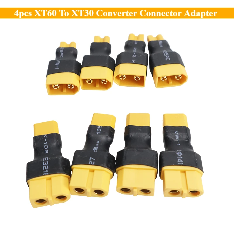 4pcsParallelAdapterXT60ToXT30ConverterConnectorMale/femalePlugConversionReplacementforLithiumBatteryESCExpand-AliExpress13