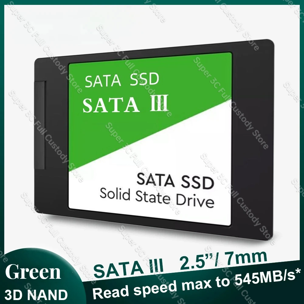 

Original Western SSD 4TB Green Internal PC 2TB 1TB SSD SATA III 6 Gb/s 2.5"/7mm Up to 560 MB/s Solid State Drive For Loptop PS5