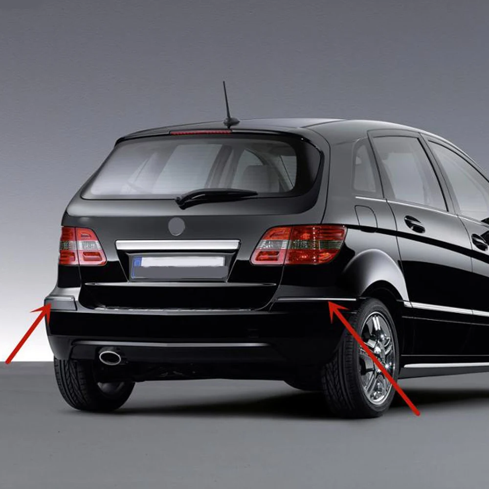 Rear Bumper Chrome Reflective Strip for Mercedes-Benz B CLASS W245 2008-2010 1698851921 169885 rear bumper reflective strip