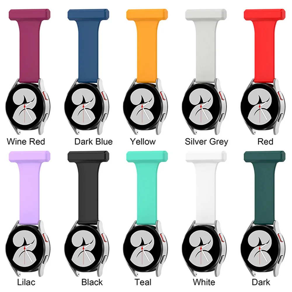

20MM Pin Strap Buckle Strap Nurse Hanging Strap for Samsung Watch 4 HUAWEI Watch