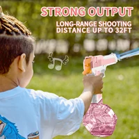 2024 New Desert Eagle Water Gun Lighted Bullet Drum Version Desert Eagle Continuous Pink Water Gun Toys Beach Water Fight Toys 2