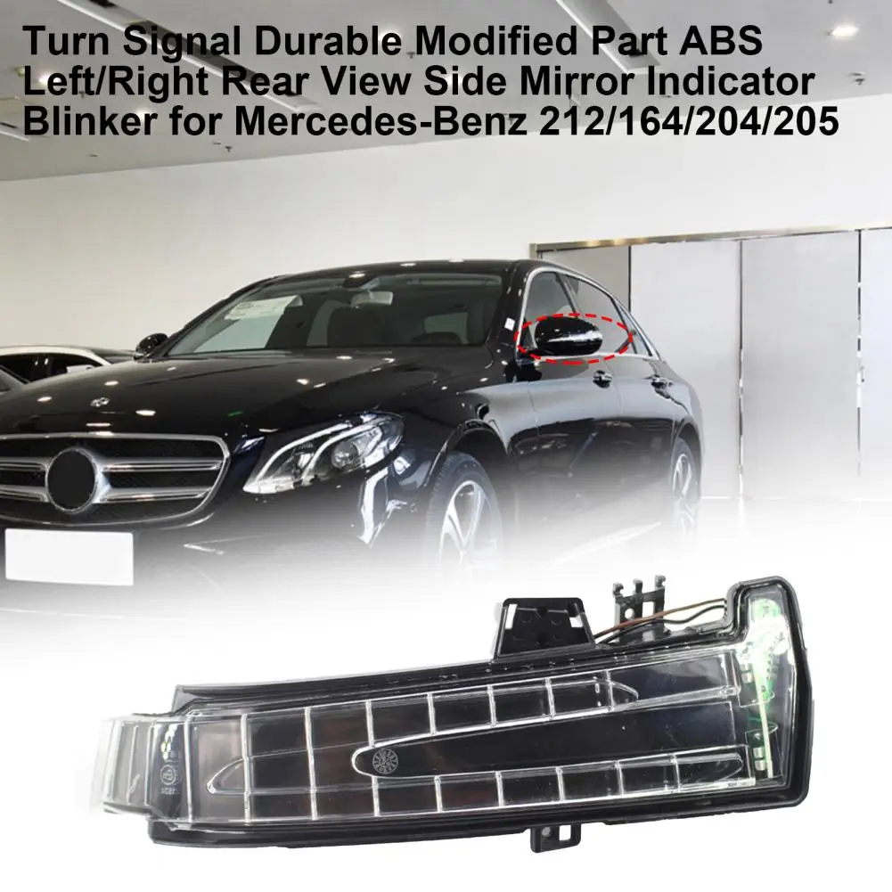 Lekkie drzwi światło lustrzane drobne wykonanie łatwa instalacja ABS dla mercedes-benz W212/164/204/205
