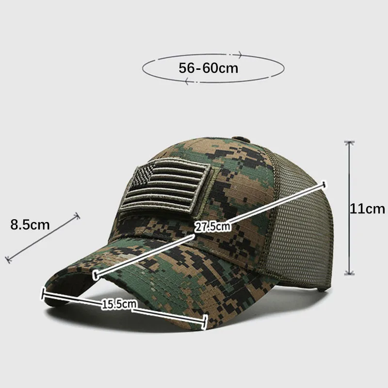 Casquette de Baseball CamSolomon pour Homme, Sensation Américaine, Chapeau à Visière, Ajustable, Extérieur, Respirant, Keeptics, Alpinisme