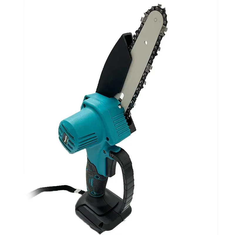 Electric Saw 6 Inch Chain Saw Handheld Portable Wood Logging Chainsaw Garden Pru