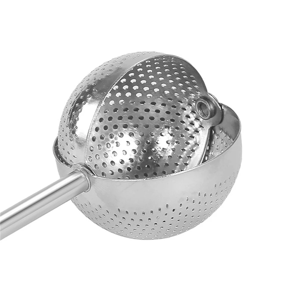 10pcs Long handle Stainless Steel Twisting Tea Ball Infuser for Loose Leaf Tea Strainers