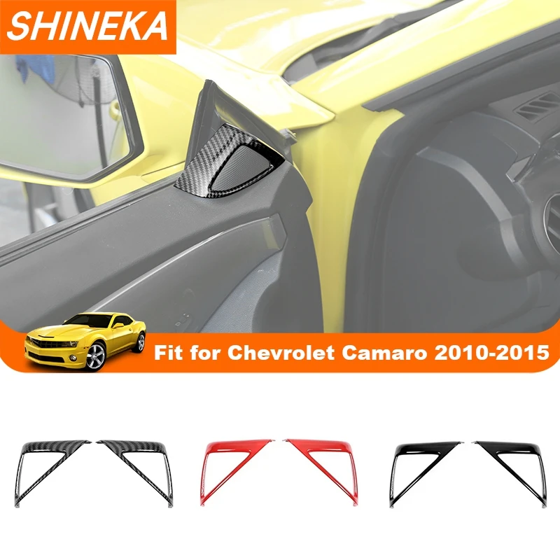 SHINEKA Car A-Pillar Speaker Decoration Cover Trim for Chevrolet