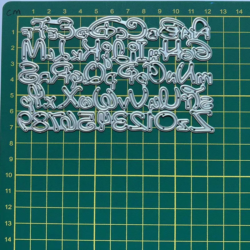 (9 Styles) 26 English Alphabet Letters Metal Cutting Dies DIY Scrapbooking Paper Photo Album Crafts Mould Cards Punch Stencils