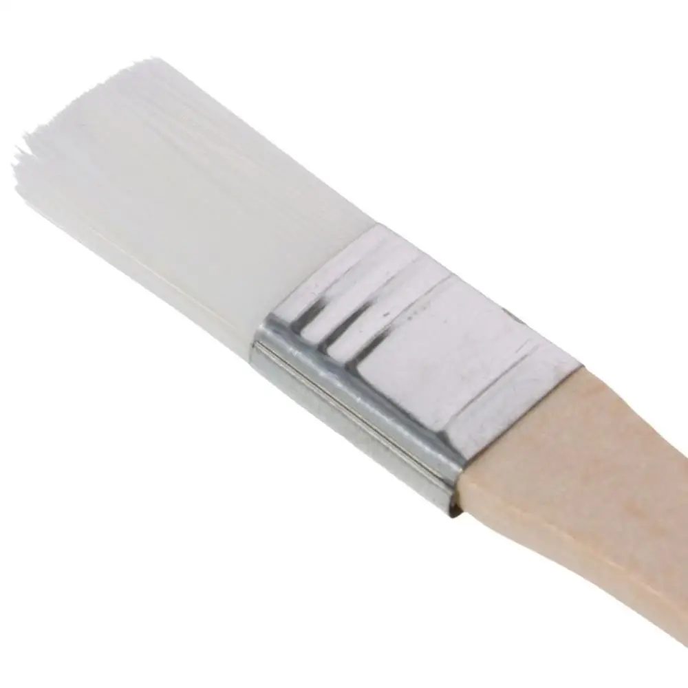 0.6" Width Small Paint Brush Nylon Bristle with Wood Handle Painting Tool for Wall Door Cabinets Furniture 1PC painting brushes