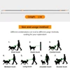 New Generation Dog Leash multifunctional 2.1M Generation Adjustable and Nylon For Large Hands Free Leash for 2 Dogs Universal 2
