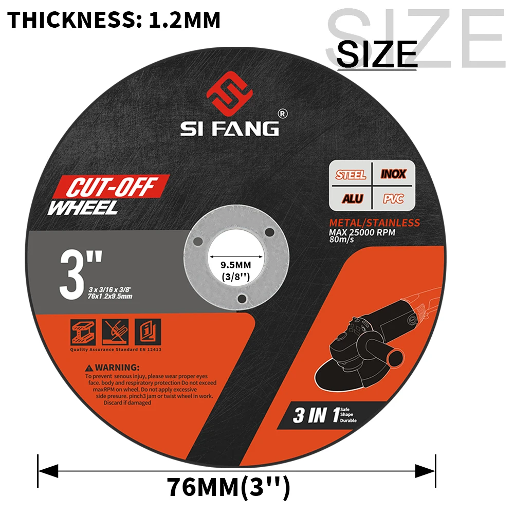 2" 3" Metal Cutting Disc 75mm Resin Grinding Wheel Disc for Angle Grinder Rotary Cutting Saw Blade Comes With Mounting Mandrel cutting disc cutting blade saw blade